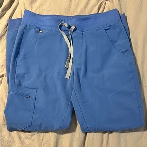 Figs Ceil Blue Jogger Scrub Bottom